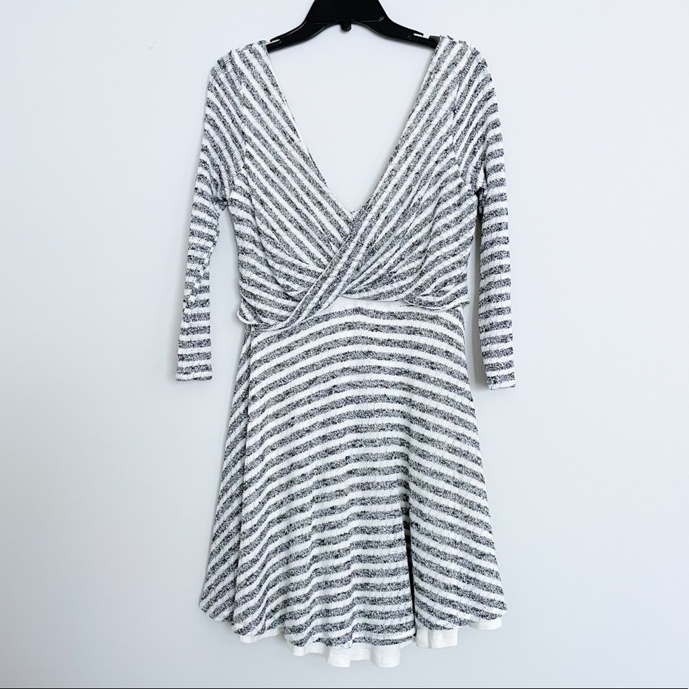 Free People Maverick Gray Mini Dress